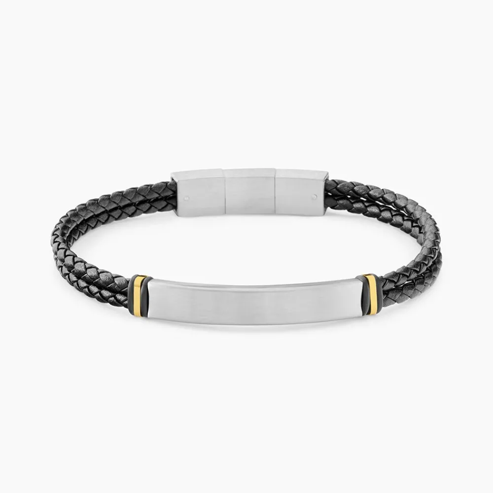 Bracelet Cuir De Vache Noir|JOURDAN Outlet