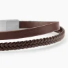 Bracelet Cuir De Vache Marron|JOURDAN Outlet