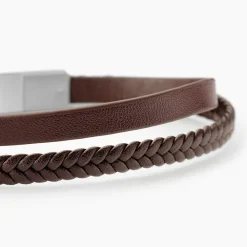 Bracelet Cuir De Vache Marron|JOURDAN Outlet