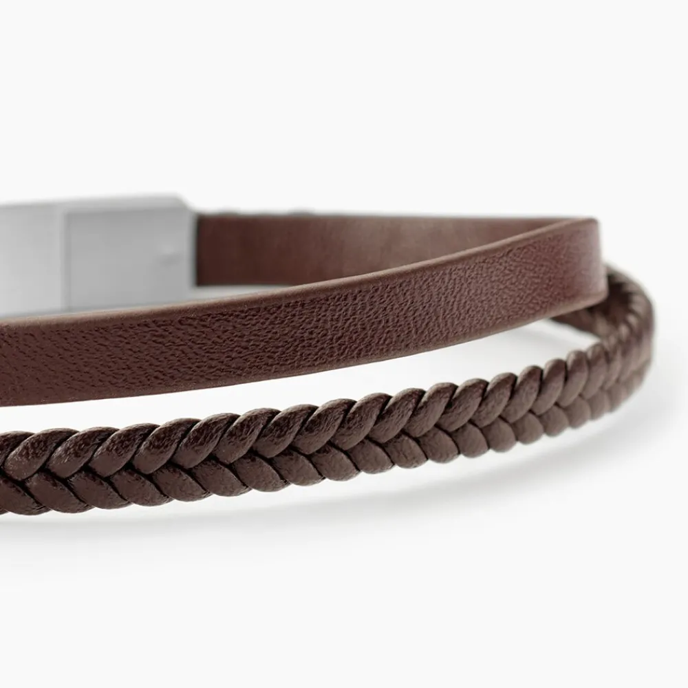 Bracelet Cuir De Vache Marron|JOURDAN Outlet