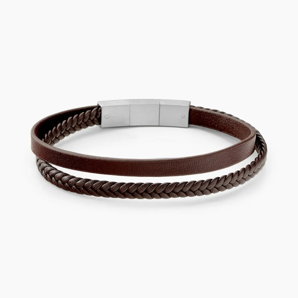 Bracelet Cuir De Vache Marron|JOURDAN Outlet