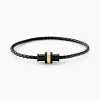 Bracelet Cuir De Vache Noir|JOURDAN
