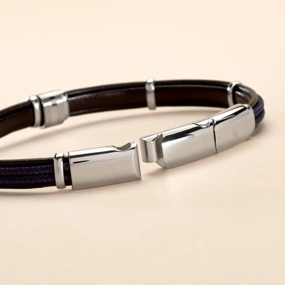 Bracelet Cuir Noir|JOURDAN Outlet