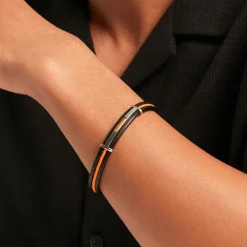 Bracelet Damayanti Cuir Noir|JOURDAN Hot