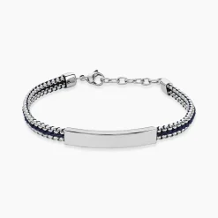 Bracelet Joscelin Acier Argenté|JOURDAN Online
