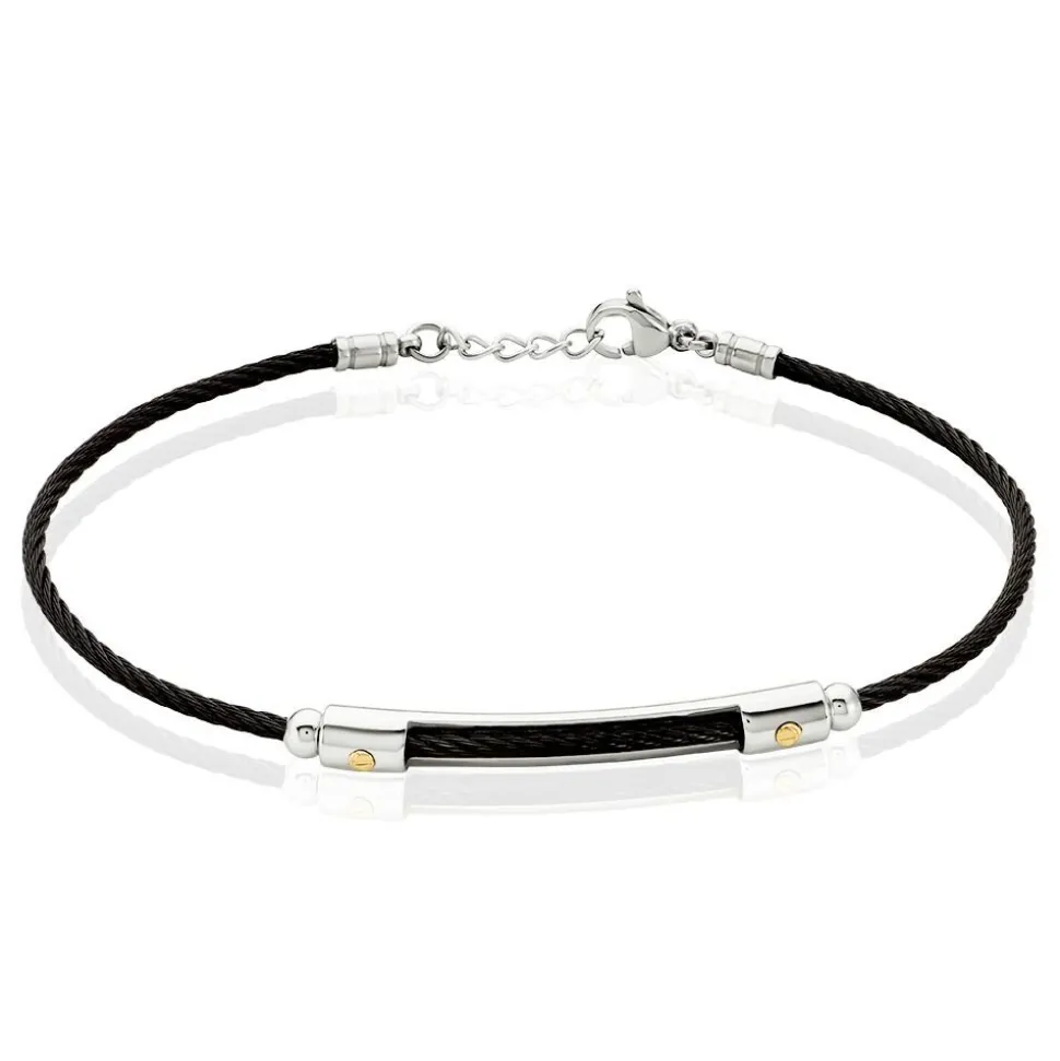 Bracelet Jourdan Kameo Acier Bicolore