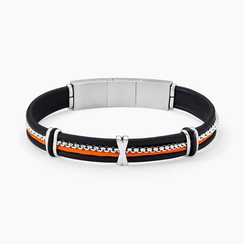 Bracelet Leon Caoutchouc Multicolore|JOURDAN Hot