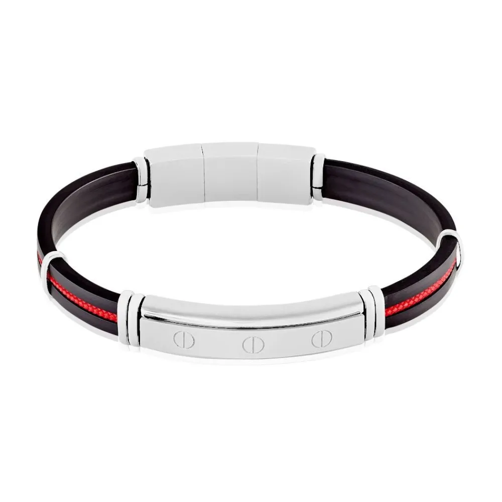 Bracelet Magnus Caoutchouc Bleu|JOURDAN