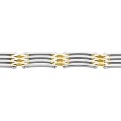 Bracelet Jourdan Rio Acier Bicolore