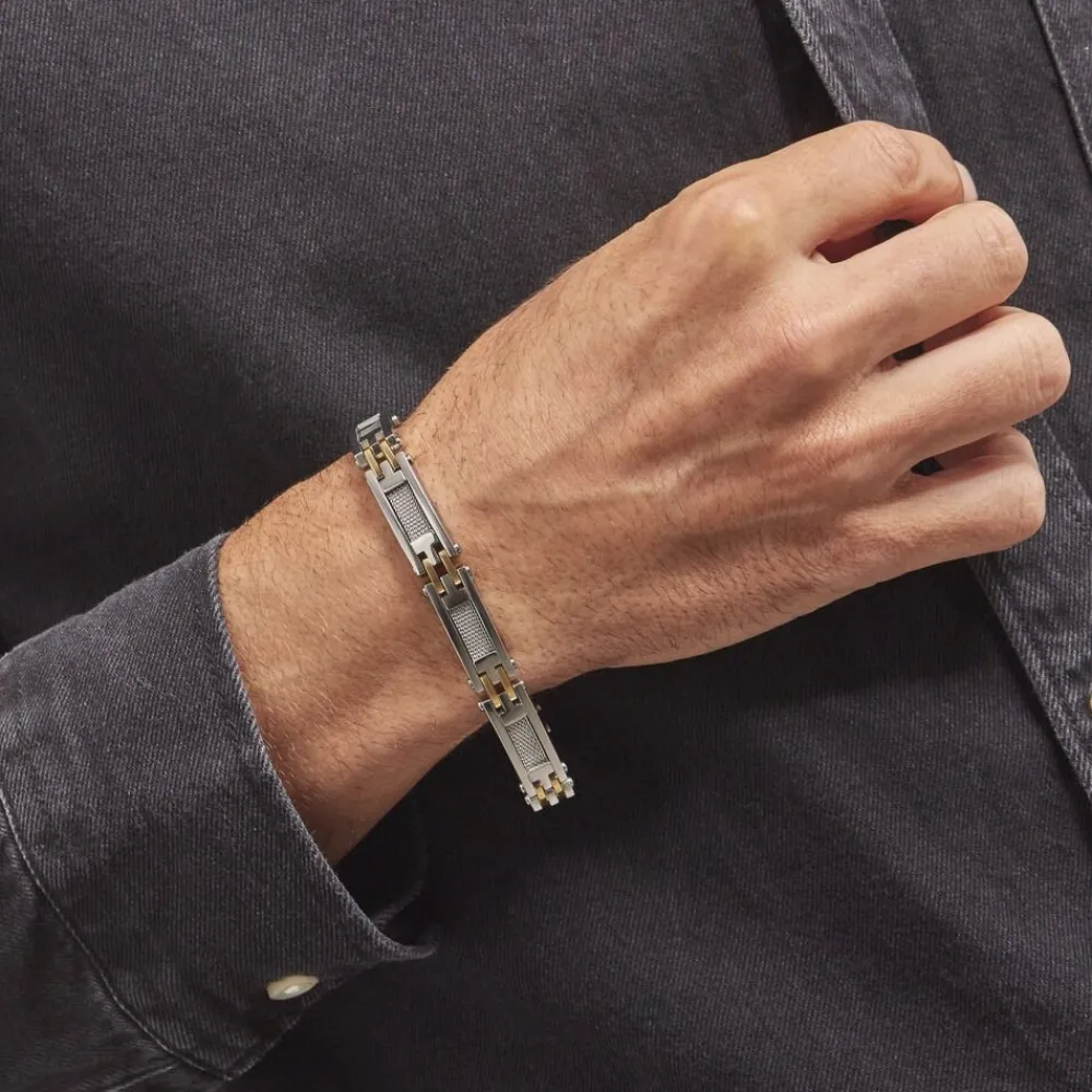 Bracelet Zephir Dore / Blanc|JOURDAN Best
