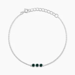Bracelet Kasey Argent Blanc Oxyde De Zirconium