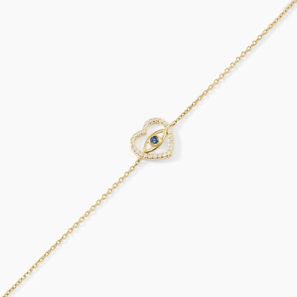 Bracelet Katriona Or Jaune Topaze Oxyde De Zirconium