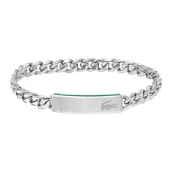 Bracelet Lacoste Baseline Acier Blanc