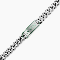 Bracelet Lacoste District Acier Blanc
