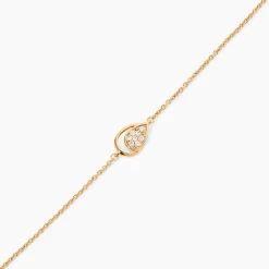 Bracelet Mahalya Plaqué Or Jaune Oxyde De Zirconium|Marc Orian Online
