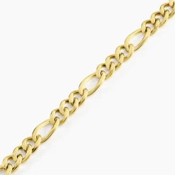 Bracelet Maille Acier Doré Virgil