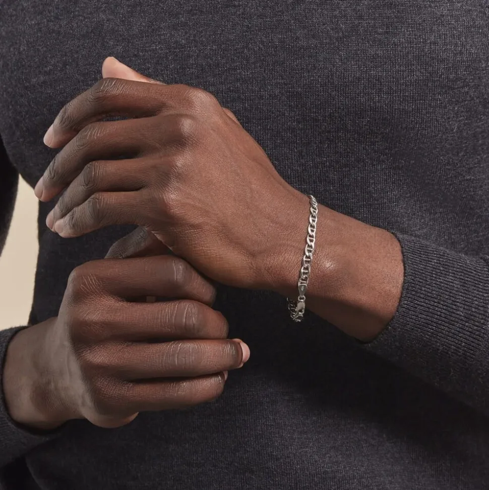 Bracelet Maille Argent Nazima