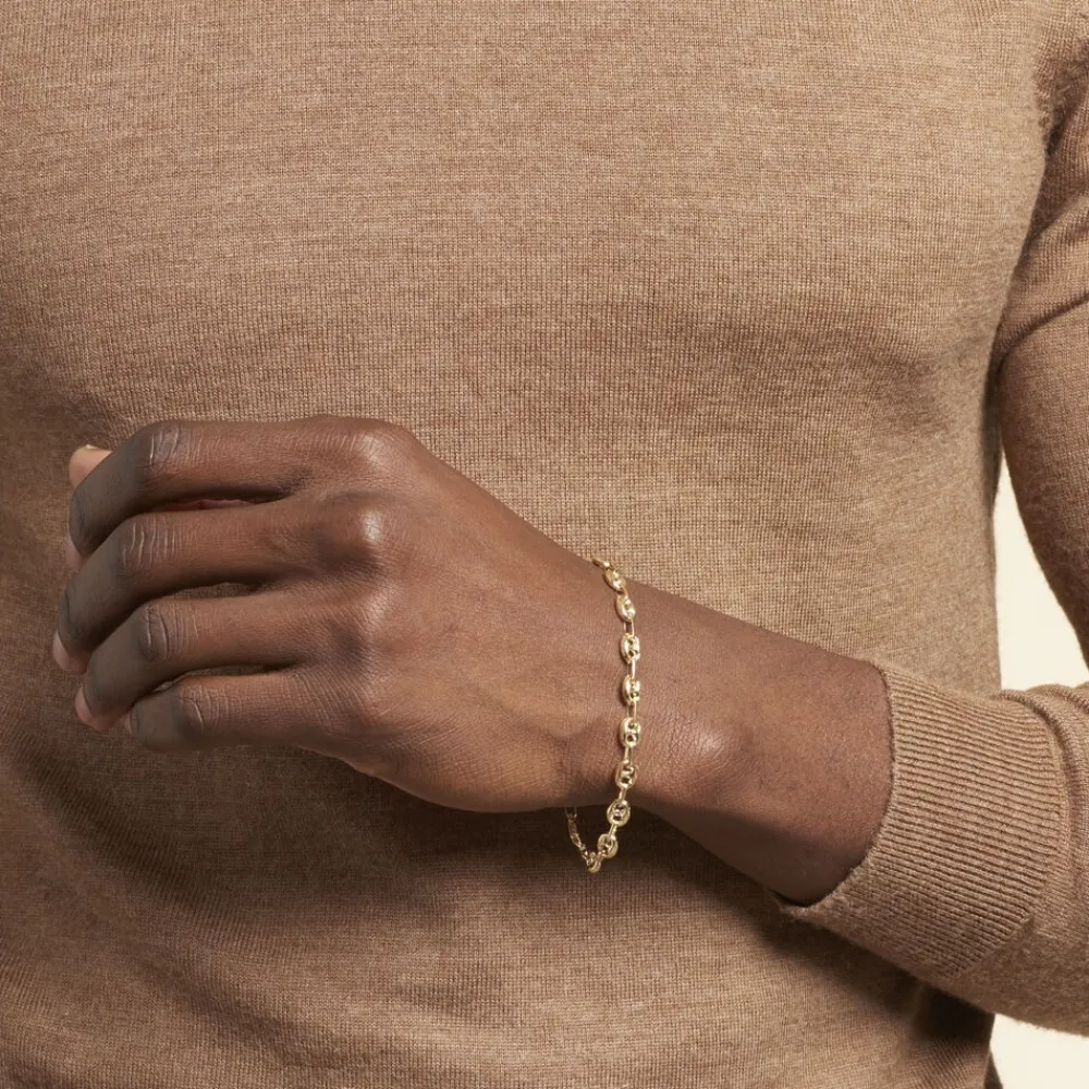 Bracelet Maille Dami Maille Grain De Café|Marc Orian Discount