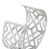 Bracelet Manchette Vlera Acier Blanc