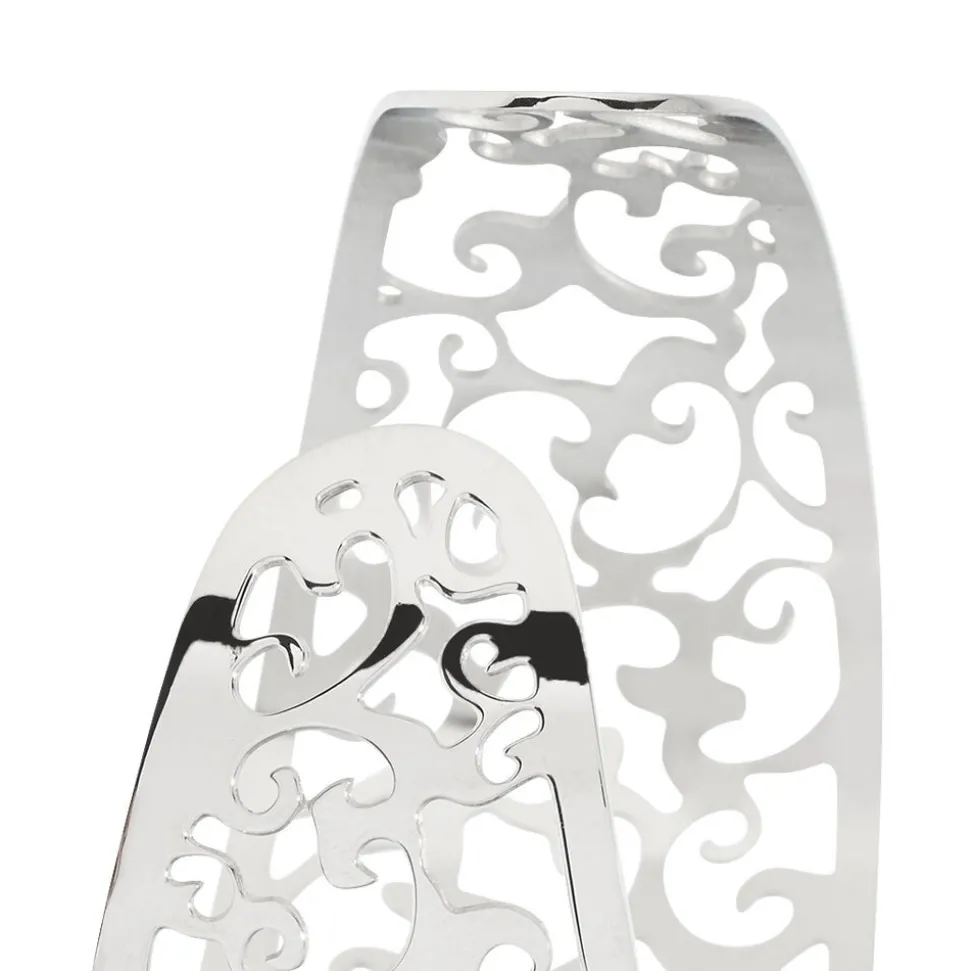 Bracelet Manchette Xaverine Acier Blanc