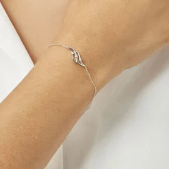 Bracelet Marnie Or Blanc Diamant|Marc Orian Discount