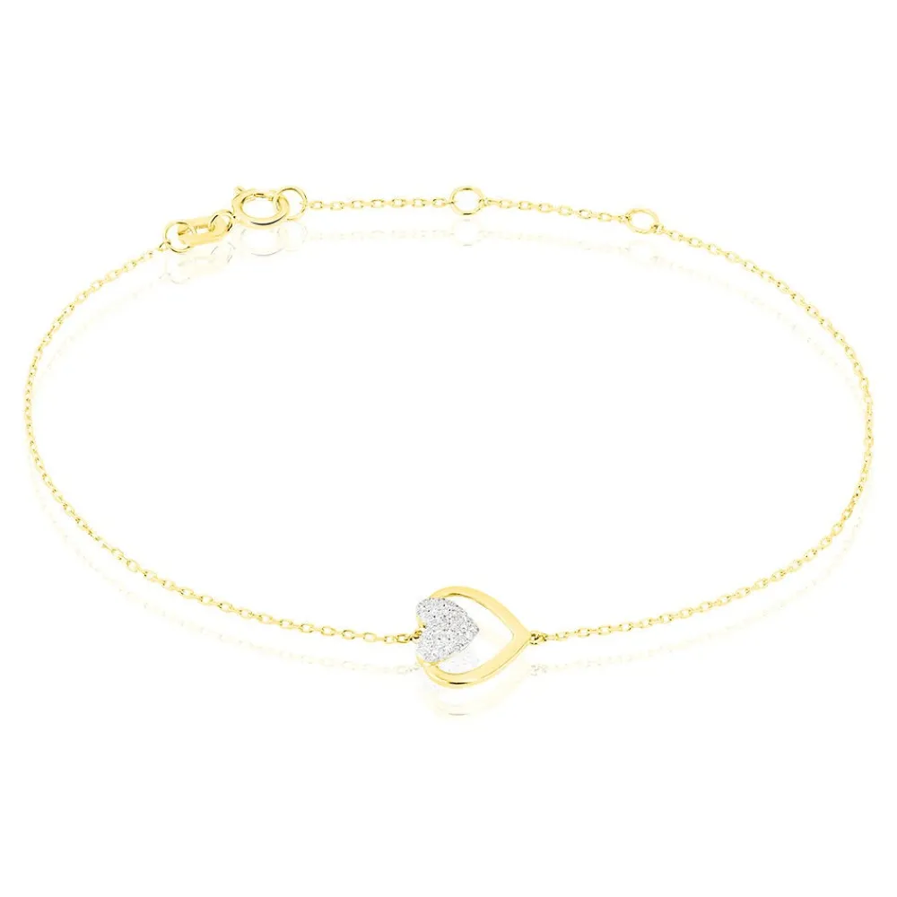 Bracelet Mary-jane Or Jaune Diamant|Marc Orian Sale