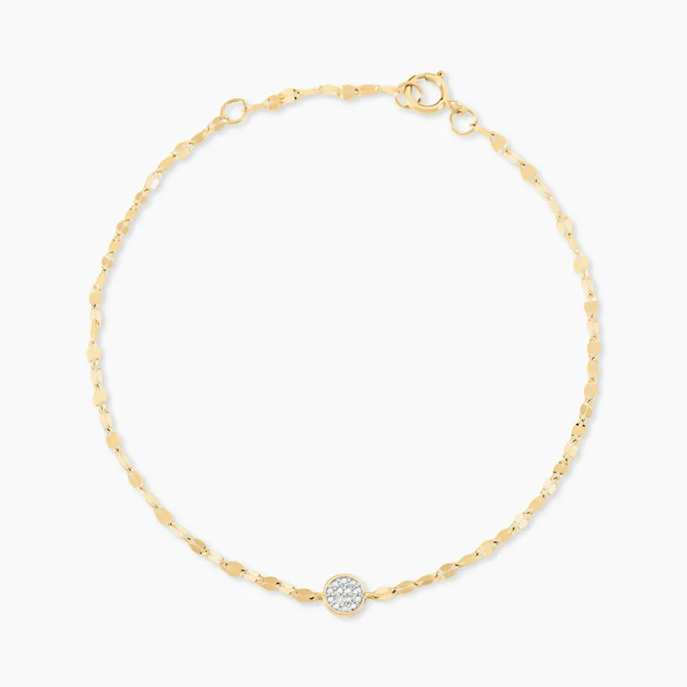 Bracelet Merideth Or Jaune Diamant