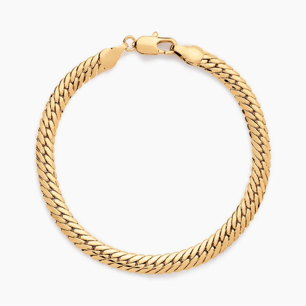 Bracelet Messaline Plaqué Or Jaune|Marc Orian New