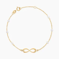 Bracelet Mierla Infini Or Jaune Perle De Culture|Marc Orian