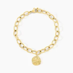 Bracelet Milina Acier Jaune Cristal