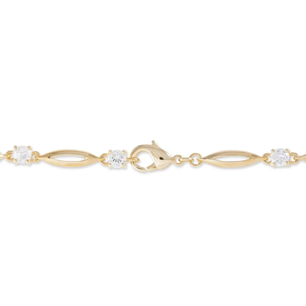 Bracelet Mimona Plaqué Or Jaune Oxyde De Zirconium|Marc Orian Hot