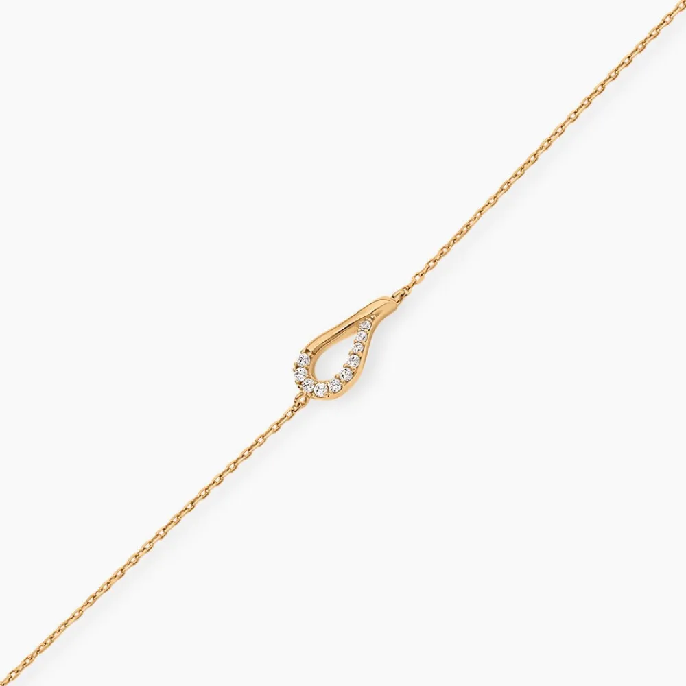 Bracelet Monia Plaqué Or Jaune Oxyde De Zirconium|Marc Orian Discount