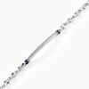 Bracelet Métal Acier Blanc