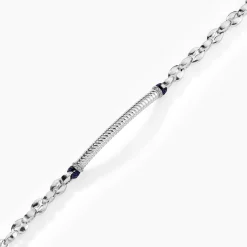 Bracelet Métal Acier Blanc