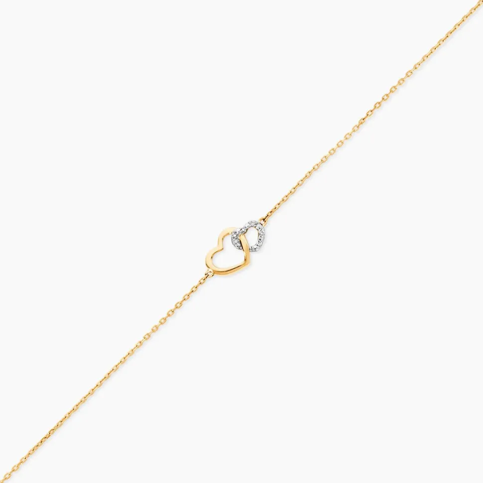 Bracelet Natalona Or Jaune Diamant