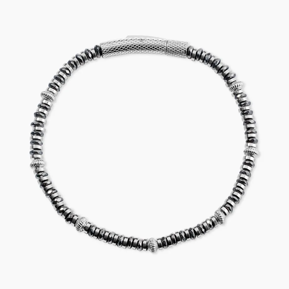 Bracelet Naturel Autres Noir Hématite|JOURDAN Outlet