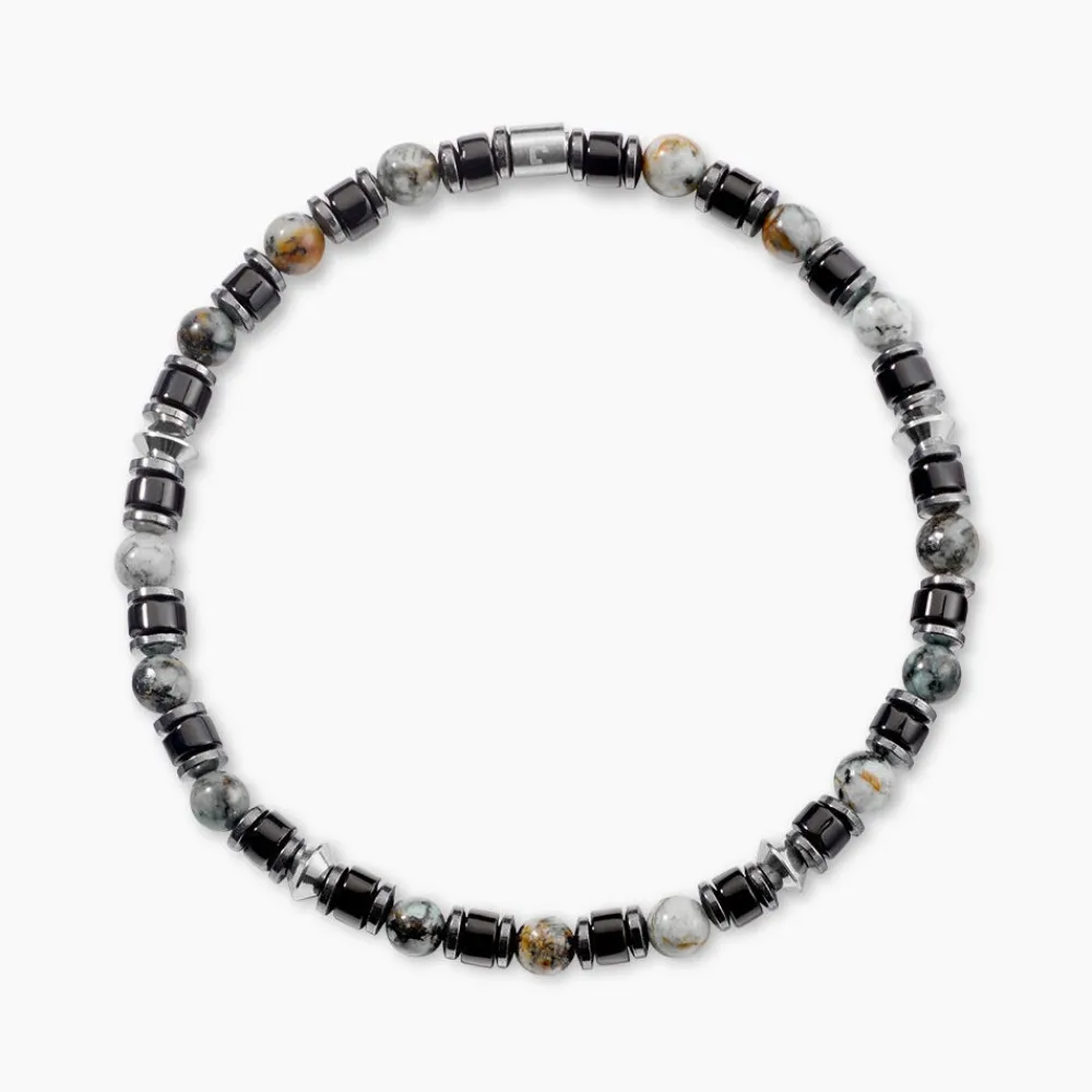 Bracelet Naturel Autres Vert Hématite Agate Turquoise|JOURDAN Discount