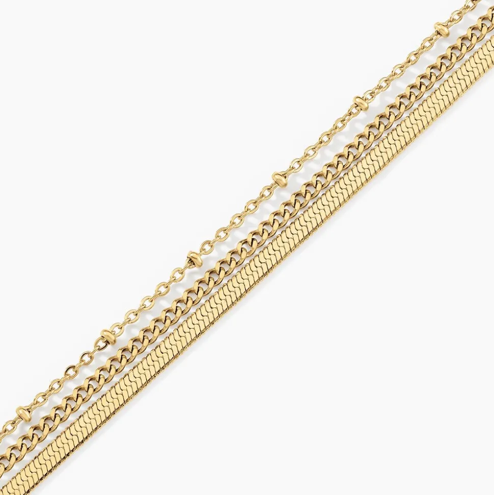 Bracelet Neva Acier Jaune