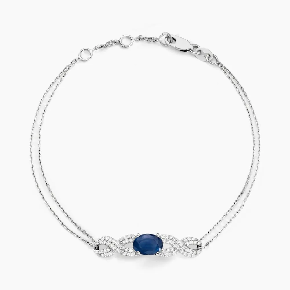 Bracelet Oceania Or Blanc Saphir Et Diamant|Marc Orian Best