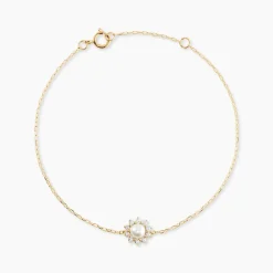 Bracelet Octavie Or Jaune Perle De Culture Oxyde De Zirconium|Marc Orian Best
