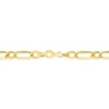 Bracelet Ophelio Maille Alternee 1/1 Or Jaune