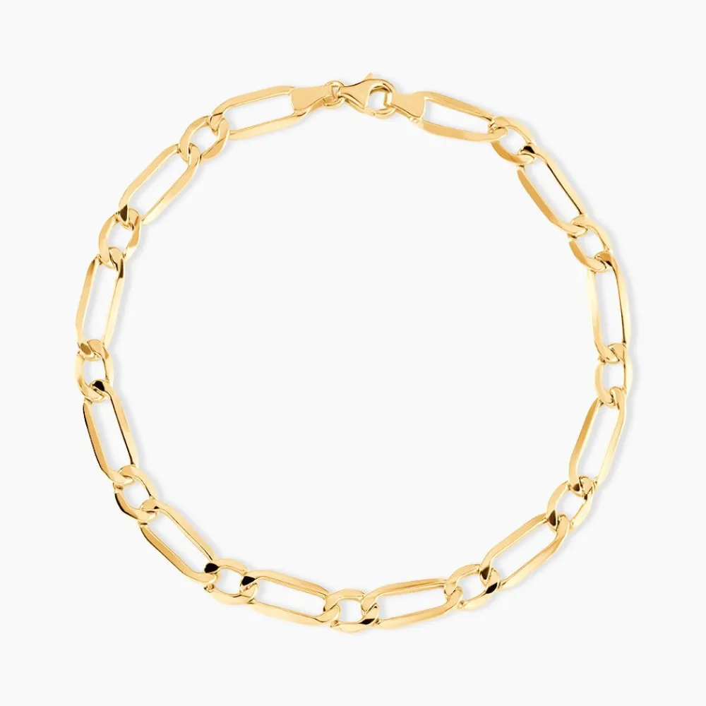 Bracelet Ophelio Maille Alternee 1/1 Or Jaune|Marc Orian