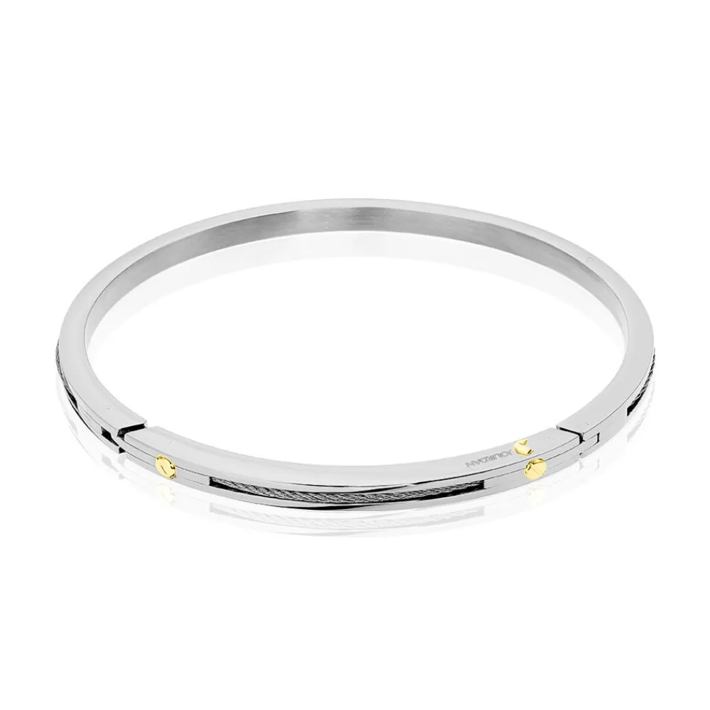 Bracelet Or Acier Bicolore|JOURDAN