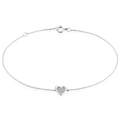 Bracelet Or Blanc Abidan Diamants|Marc Orian Clearance