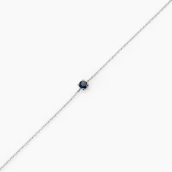 Bracelet Or Blanc Onora Saphir|Marc Orian