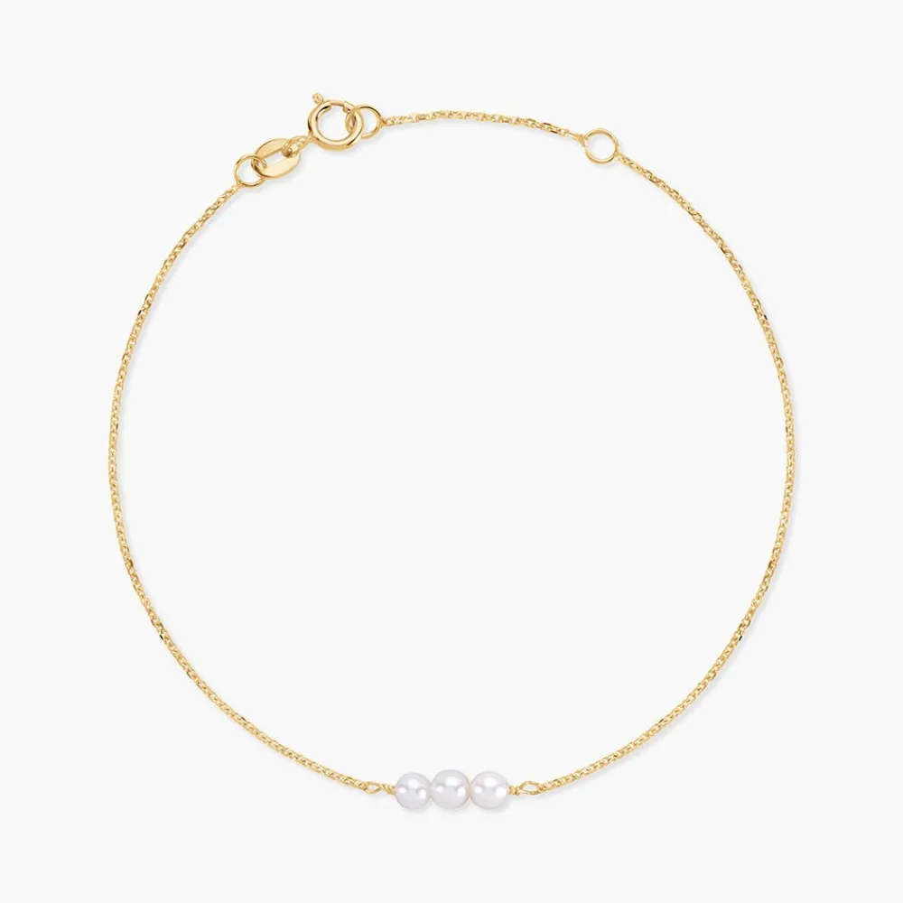 Bracelet Or Jaune Heliantheme Perles|Marc Orian Clearance