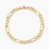 Bracelet Or Jaune Maille Alternée|Marc Orian Best
