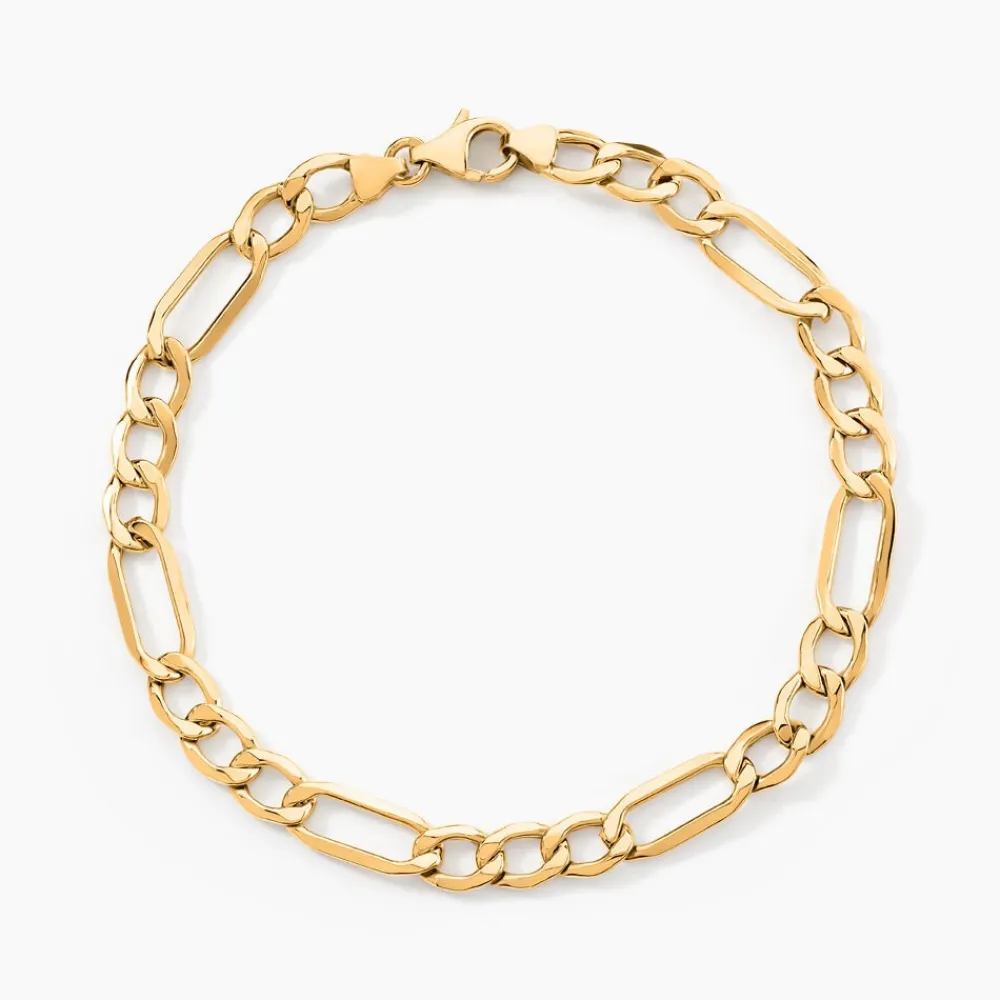 Bracelet Or Jaune Maille Alternée|Marc Orian Outlet