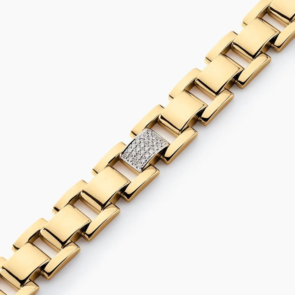 Bracelet Panther Or Jaune Diamant|Marc Orian New