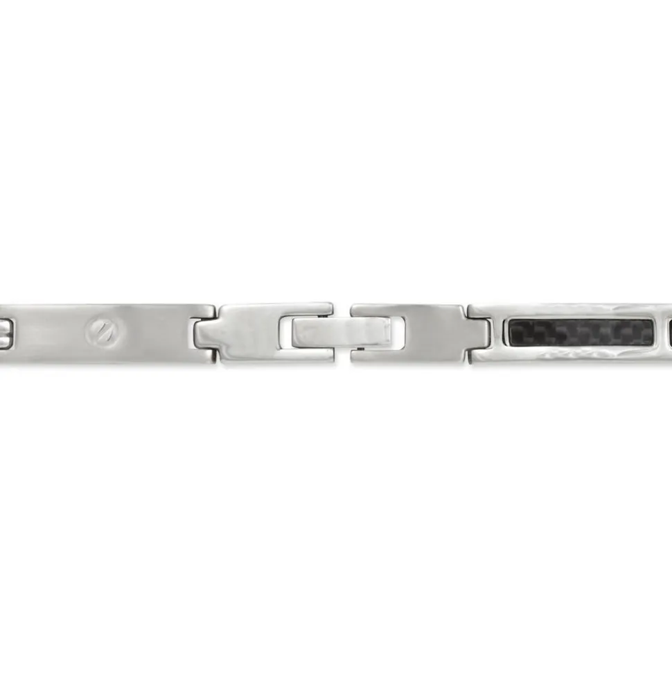 Bracelet Patrick Acier Blanc